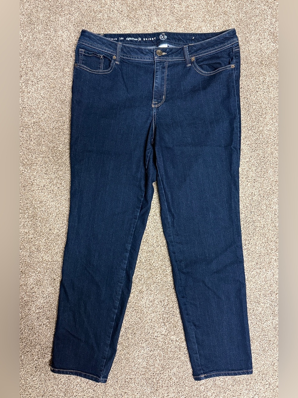 Westport 1962 Blue Women's Signature Fit Jeans Size 14S